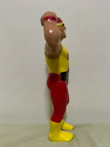 WWF LJN CUSTOM HULK HOGAN hulkster WRESTLING SUPERSTARS FIGURE *AMAZING SHAPE - Picture 10 of 12