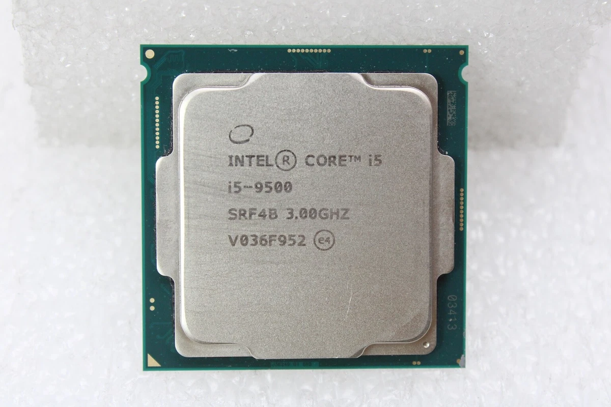 CPU Intel Core i5 9500 9th Gen Intel Core i5-9500 CPU 3.0 GHz (Turbo 4.4GHz) Coffee
