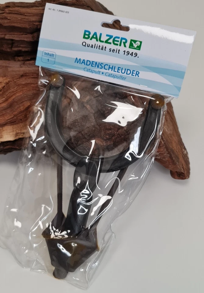 Balzer Madenschleuder Catapult Futterschleuder Zwille Katapult NEW OVP - Bild 3 von 3