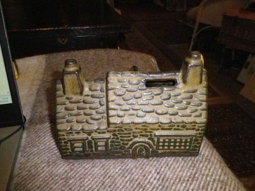 VINTAGE TREMAR POTTERY THE MINERS ARMS MONEY BOX - Bild 2 von 4