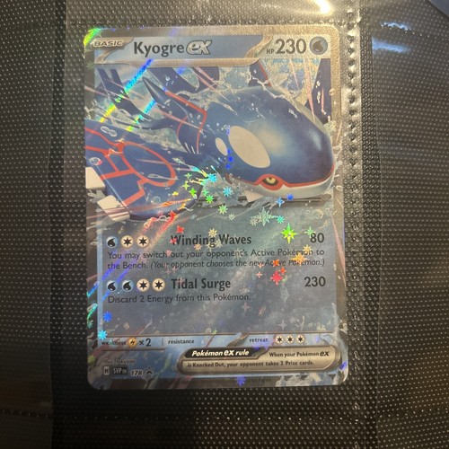 Pokemon Card - Kyogre Ex - SVP178 - Scarlet & Violet Black Star Promo - NM/M - Picture 3 of 3