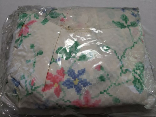 Vintage Cannon Royal Family Comfortcale 200 Italia Twin Bed Skirt Pastel Floral - Picture 2 of 4