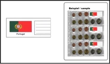 100 LOOK 330344-L-POR Flags Portugal For Lighthouse 338425 NUMIS Coin Sleeves 