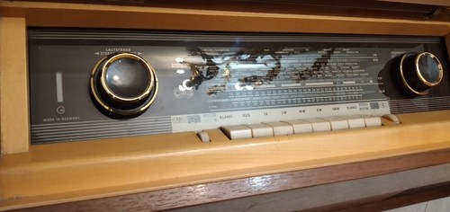 stereofonico grungid ks530 anni 60 mobile radio fm e giradischi - Foto 3 di 5