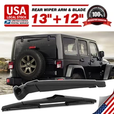 For 2007-2017 Jeep Wrangler Rear Windshield Wiper Arm & Blade Set 68002490AB