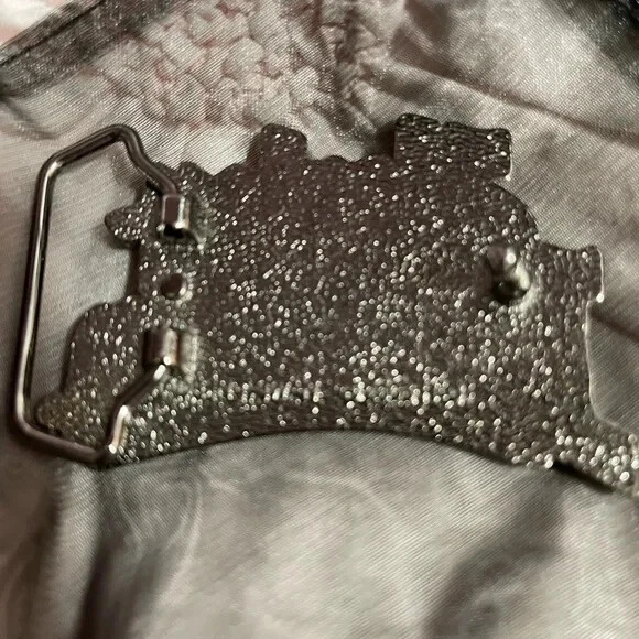 Harley Davidson Hermosa Mujer Bling Hebilla Cinturón Con Estrás. Nuevo sin etiquetas Foto 2 de 2