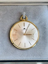 2A602 JAEGER LECOULTRE, 18k solid pocket watch
