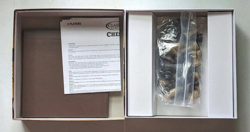 new Cardinal TCG Classic Games Chess 2 Players Ages 8+ UNUSED COMPLETE - Image 2 of 3