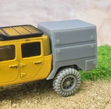 1:64 Scale 3D Printed Overland Adventure Body for Greenlight Jeep Gladiator