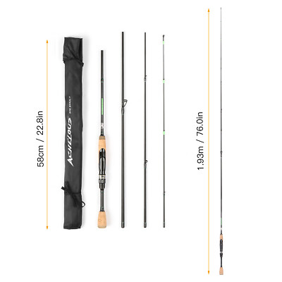 andoer carbon fiber fish pole Custom Core Panfish Spinning Rod Designed primarily for inshore and nearshore species Andoer Telescoping Microphone Boom Pole