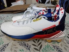 Under Armour Harper 7 ST Baseball Cleats USA Freedom 3025645-100 Size 14 NEW