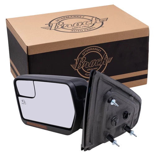 Power Mirror fits 2009-2014 F-150 Reflector -Spotter Glass Pedestal Type Left