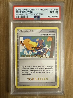 Tropical Wind 2008 Top Sixteen Pokemon Card Promo DP25 PSA 8 | eBay Tropical Wind 2008 Top Sixteen Pokemon Card Promo DP25 PSA 8 | eBay