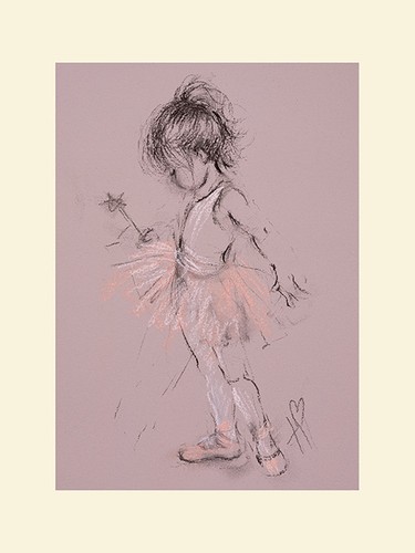 Ballerina Mounted Art Prints Hazel Bowman Ballet Dancer 18 Different Options - Picture 25 of 44