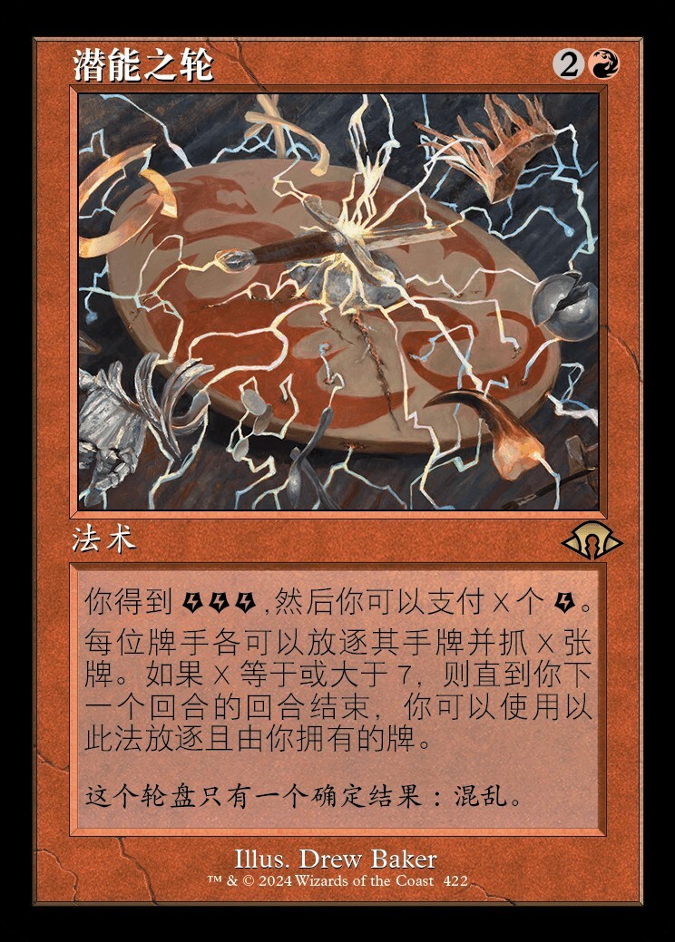 Wheel of Potential (ZHS) - Foil Retro Frame MH3 Chinese NM MTG | eBay