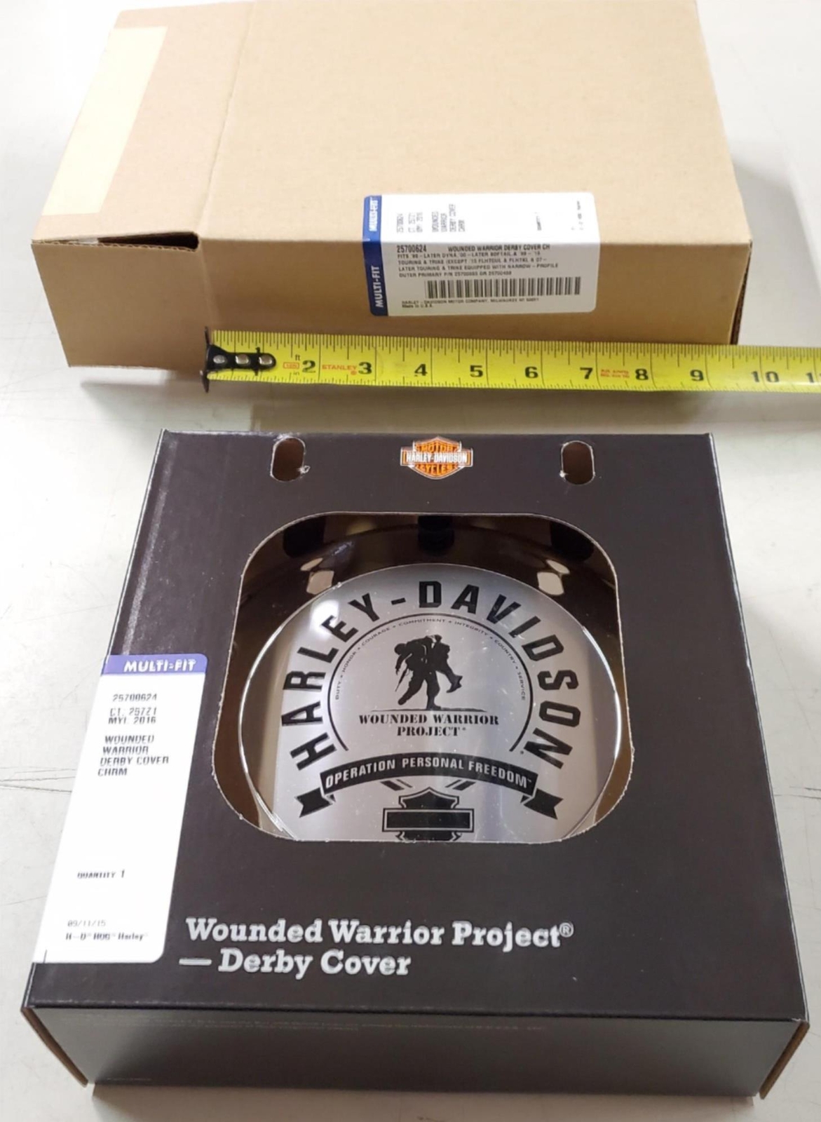 Harley-Davidson Wounded Warrior Project Derby Cover 25700624  