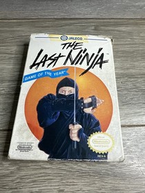 The Last Ninja NES Has Inserts No Manual Authentic  *Box Issues