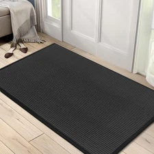 Fade Resistant Indoor Outdoor Doormat, Waterproof Low Profile Design for Patio