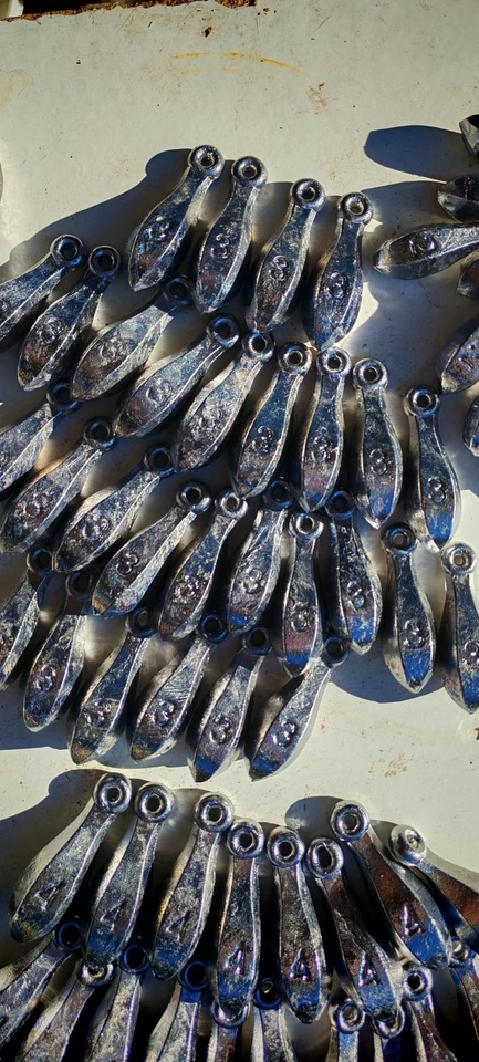 piombo da pesca peso 3oz-85gr .Totale 4kg - Immagine 4 di 4