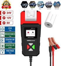 BM550U Professional Battery Analyzer with Printer for 6V/12V/24V 100-2000CCA