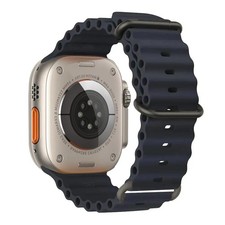 Ocean Silicone Band Strap for iWatch Ultra 3 11 10 9 8 7 SE 49 46mm UK