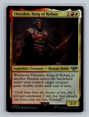 233 Theoden, King of Rohan NM The Lord of the Rings: Tales of Middle-earth Foil
