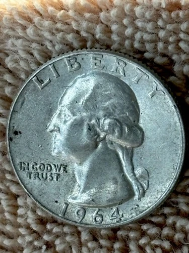 1964-D Washington Quarter Silver 25C Circulated Business Strike Uncertified (76)