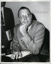 1970 Press Photo Baseball commissioner Bowie Kuhn in NY - nes00937