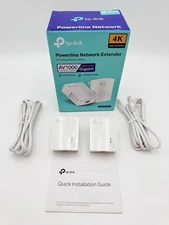 TP-Link Powerline Network Extender AV1000 Gigabit 4K TL-PA7017 Kit -New Open box