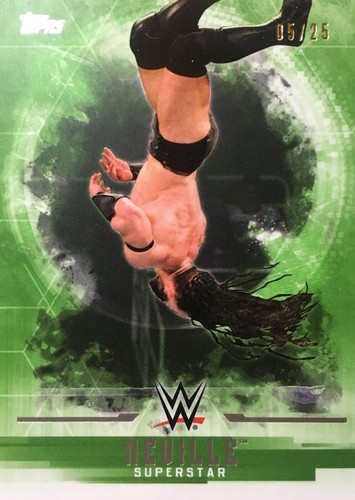 Neville Green Parallel /25 Topps WWE 2017 Undisputed