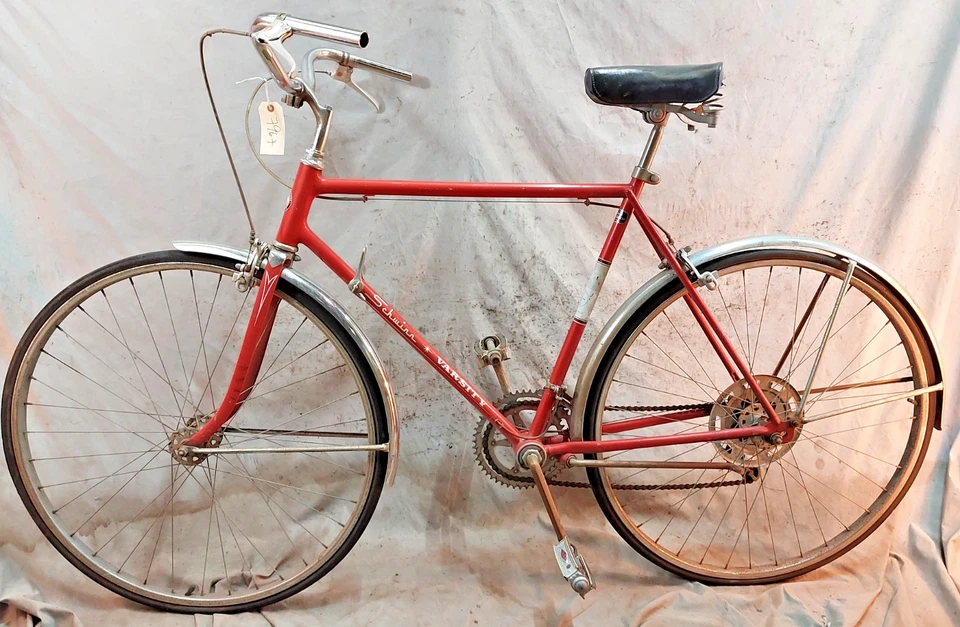 1961 Schwinn Varsity Vintage Cruiser Bike 56cm Large Steel USA Made 27" 10 Speed - Image 2 of 4