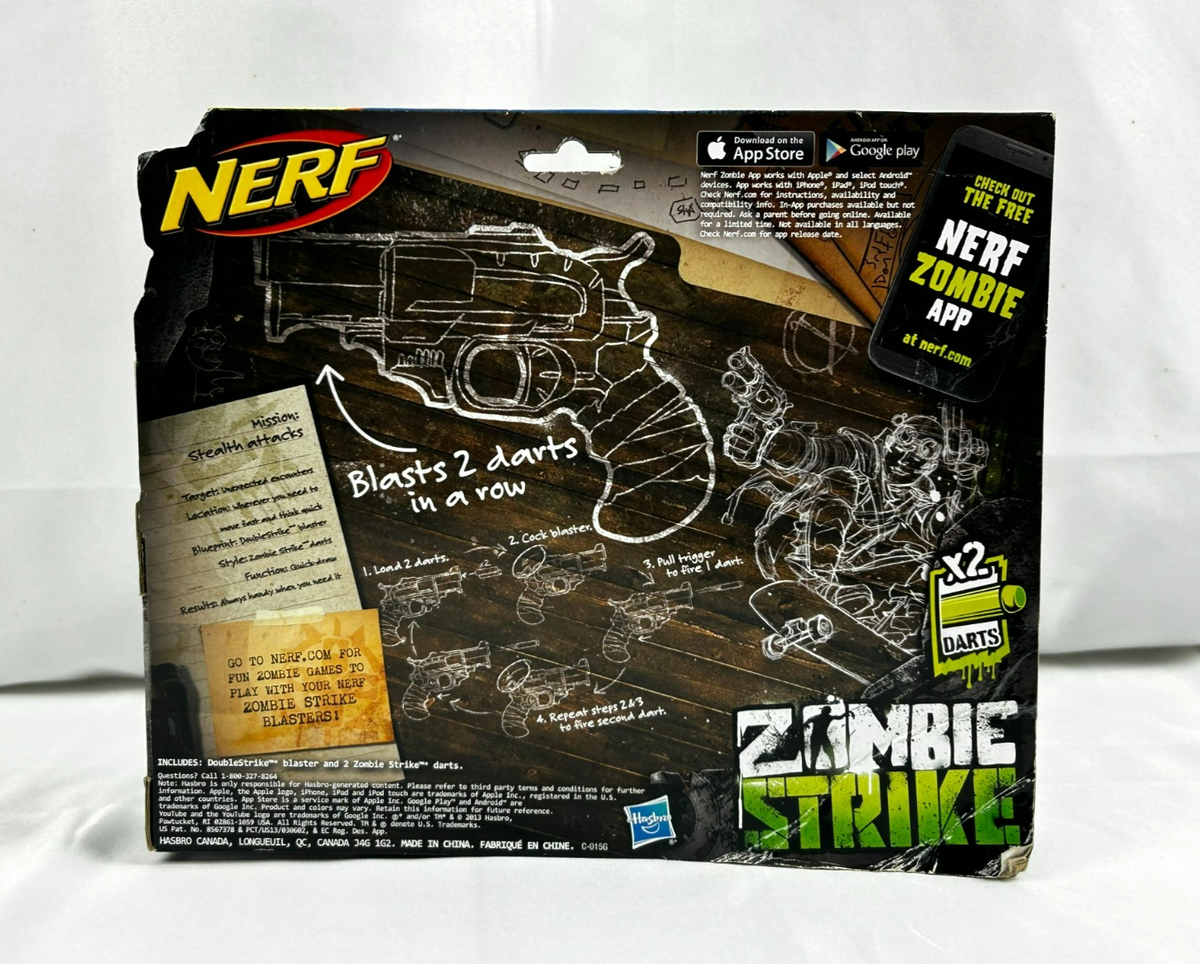 Nerf Zombie (A6562) Strike Doublestrike Blaster for sale