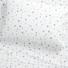 Pottery Barn Shining Star Glow-in-the-Dark Cotton Sheet Set Blue Twin