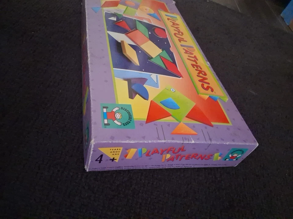 Discovery Toys 1996 Playful Patterns Design Activity Play Learning Game VNTG - Image 2 of 4