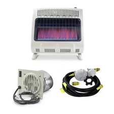 Mr.Heater 30000 BTU Vent Free Propane Heater Built In Blower 12ft Hose