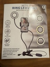 Selfie Ring Led Light With Phone Holder