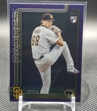 2025 Topps Update Kyle Hart Purple Foil /250 Padres RC