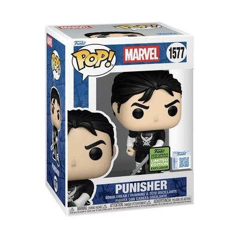Funko Pop! Marvel-  Punisher #1577 ECCC 2026 SHARED PRE SALE + Protector