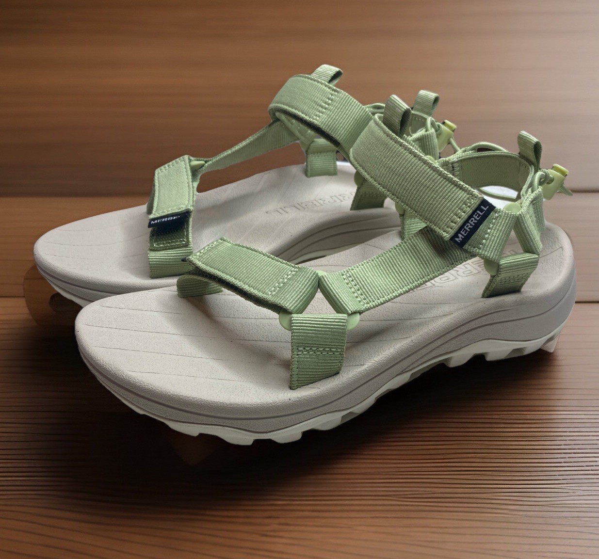 Merrell Speed Fusion Web sandali sportivi donna 7 scarpe con cinturino verde salice