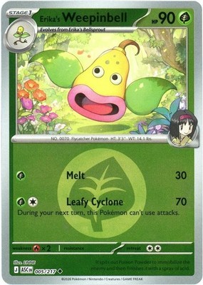 Erika's Weepinbell (Energy Symbol Pattern) Uncommon ME: Ascended Heroes 005/217