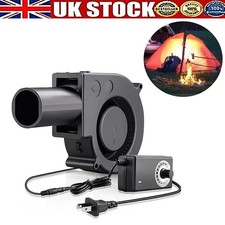 Adjustable Blower Fan For BBQ Heater Blower Air Blower Cooking/ Portable UK