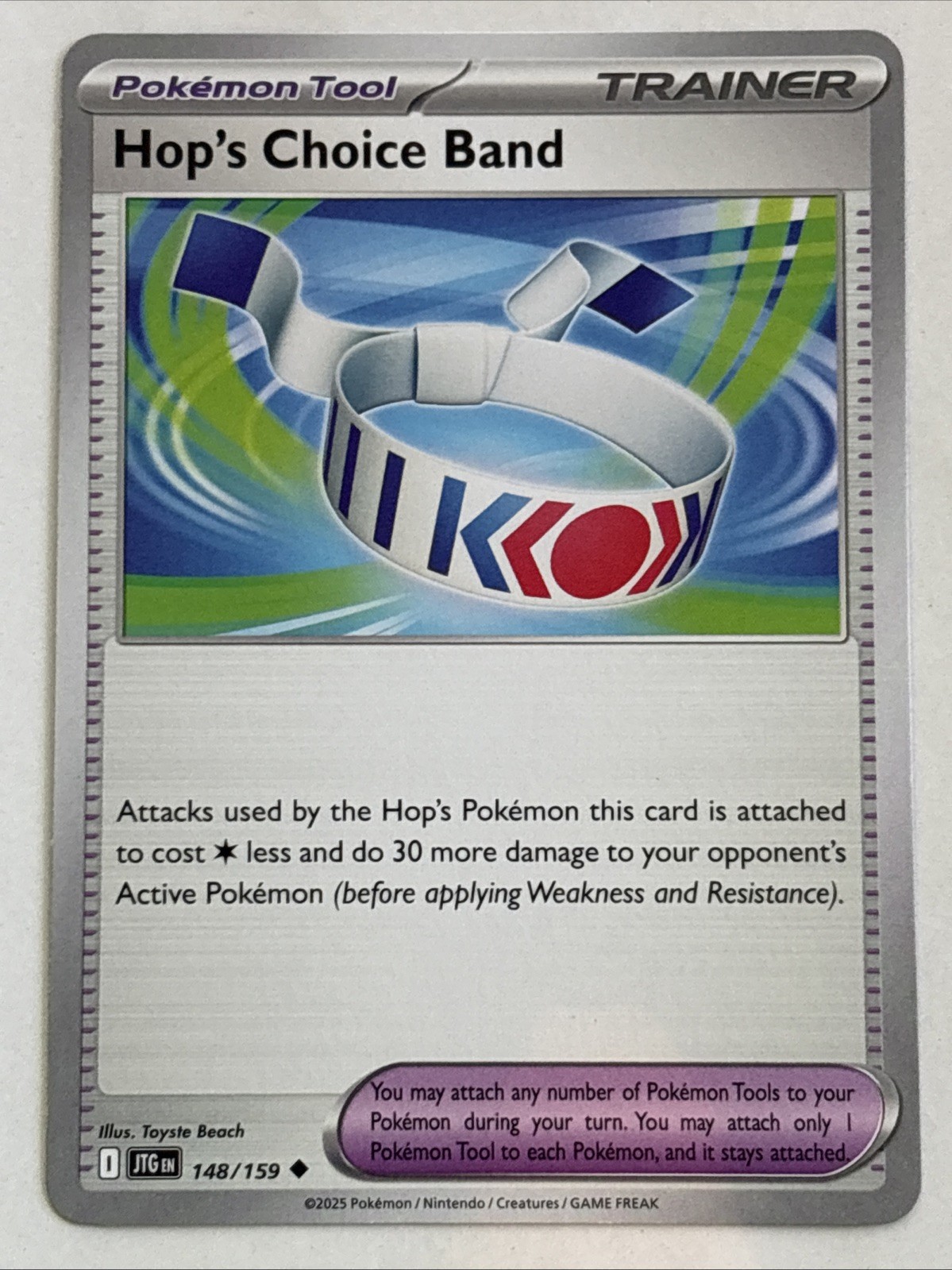 Pokémon TCG Journey Together Hop's Choice Band 148/159 NM