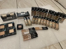 40 Maybelline Fit Foundations Powders, Concealer’s Clean Mixed Lot View Read!