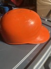 Vintage Roosevelt Raceway Promotion Helmet. Plastic Orange In Ex. Con. Rare 70”s — photo 5