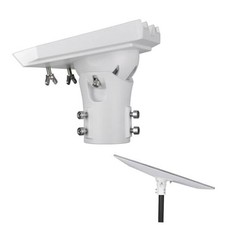 Pipe Adapter Pole Mount for Starlink Gen 3, Adjustable Pole Mount Adapter White