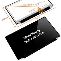 "15,6\" Led Display Glossy Passend FüR Packard Bell Easynote TE69KB TE69BM Edp"