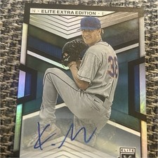 Panini Elite Extra Edition Kade Morris Mets Autographed #62 Baseball Card