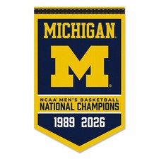 Michigan Team University Wolverines 2 Time College Basketball National