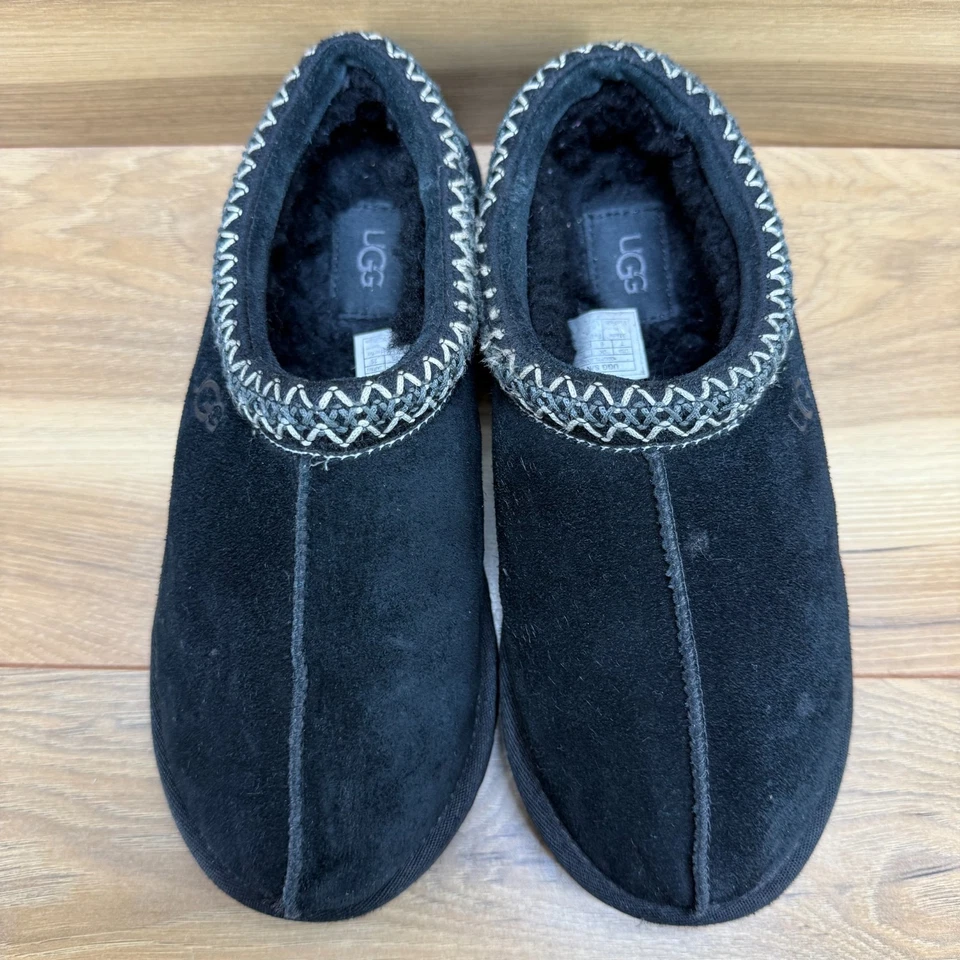 Zapatillas de gamuza negras UGG Tasman jóvenes grandes niños 7 Foto 4 de 4