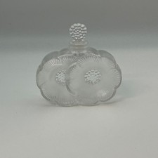 Botella de perfume de cristal Lalique Deux Fleurs nueva en caja original, precio de venta sugerido por el fabricante 350 GBP